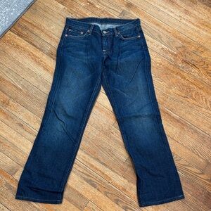 Lucky Brand Women's Dark Blue Straight Leg Jeans